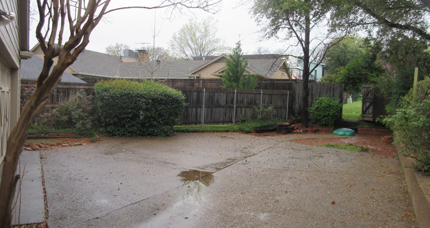 old driveway needing updating