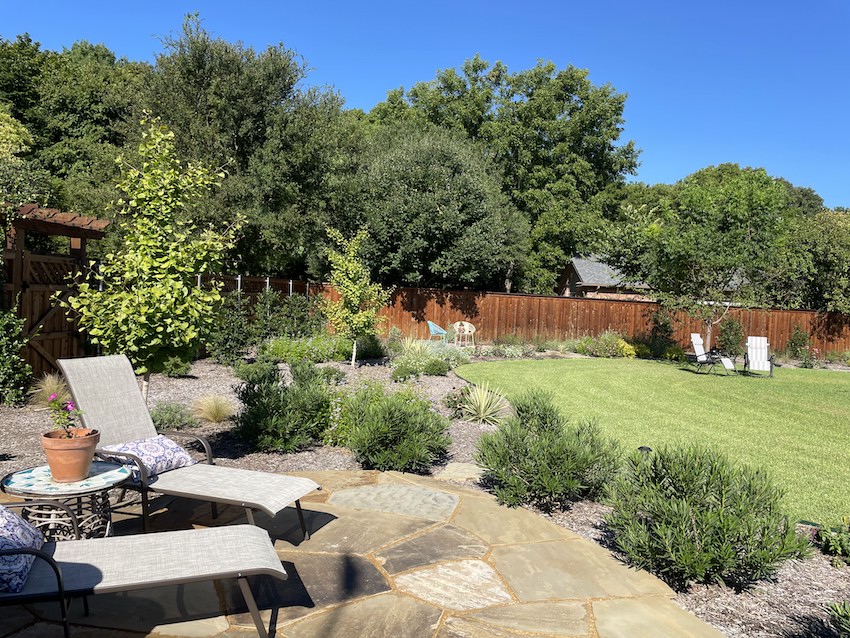 Flagstone Seating Area