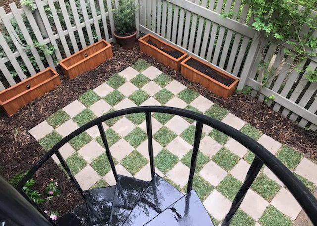 Patio Checkerboard